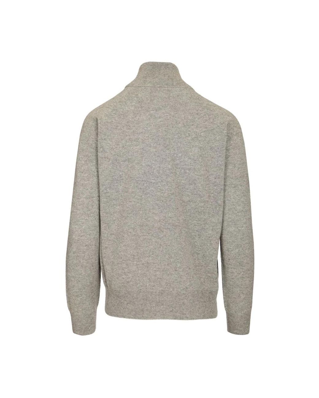 Emporio Armani Gray Cashmere Knitwear