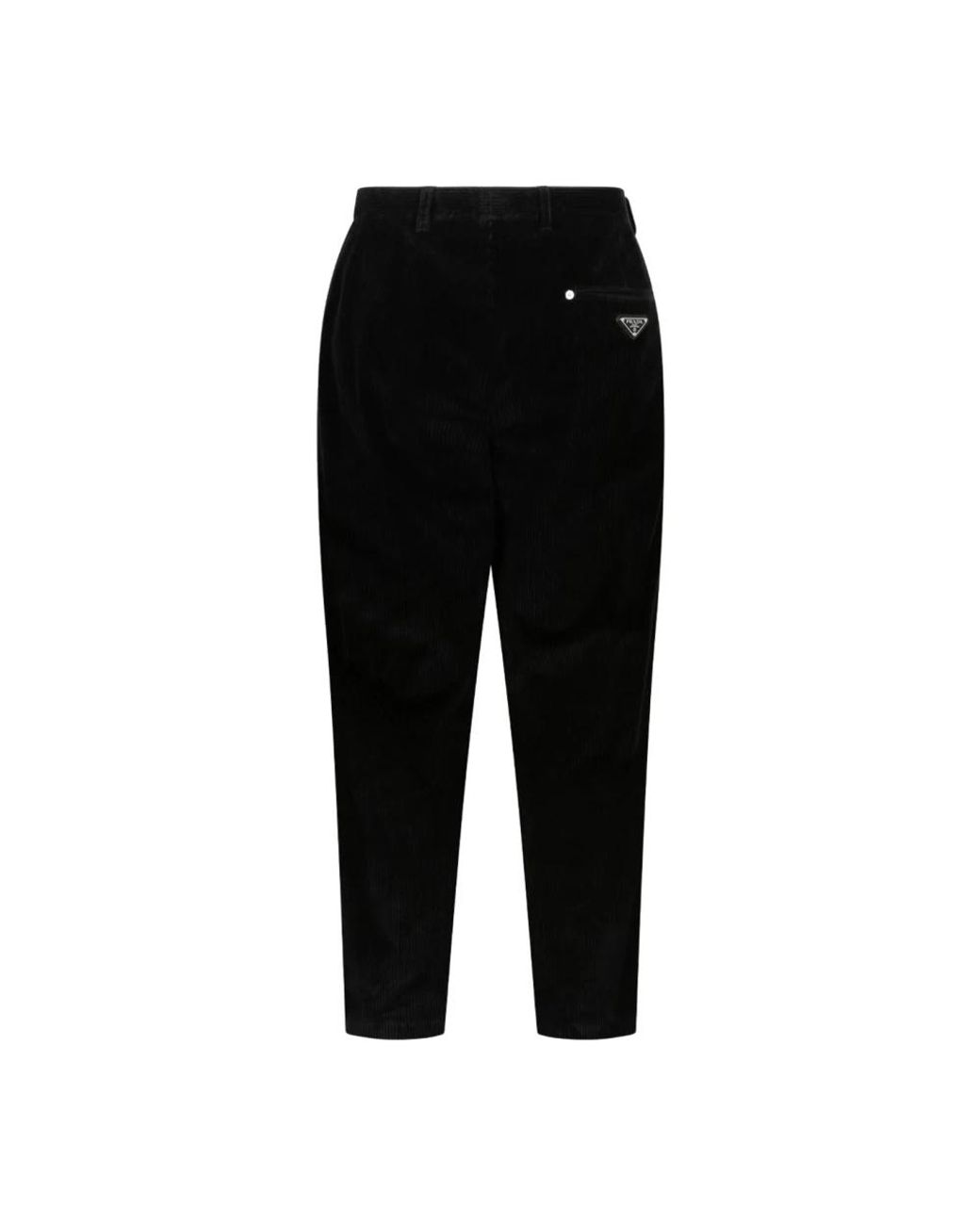 Prada Black Slim-Fit Trousers for men