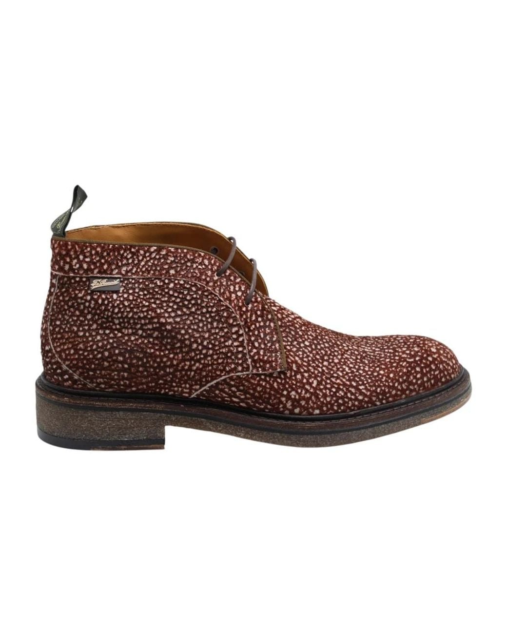 Floris Van Bommel Brown Lace-Up Boots for men