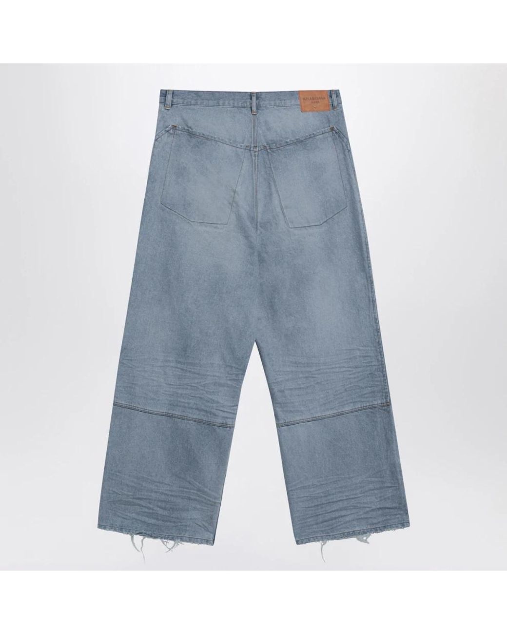Balenciaga Blue Loose-Fit Jeans for men