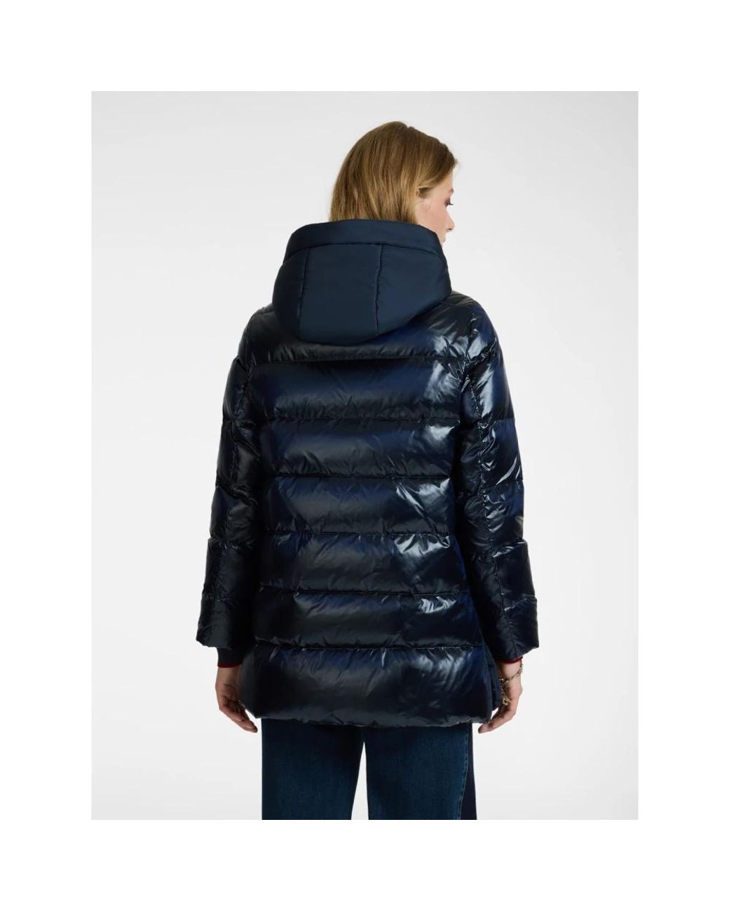 Elena Miro Blue Down Coats