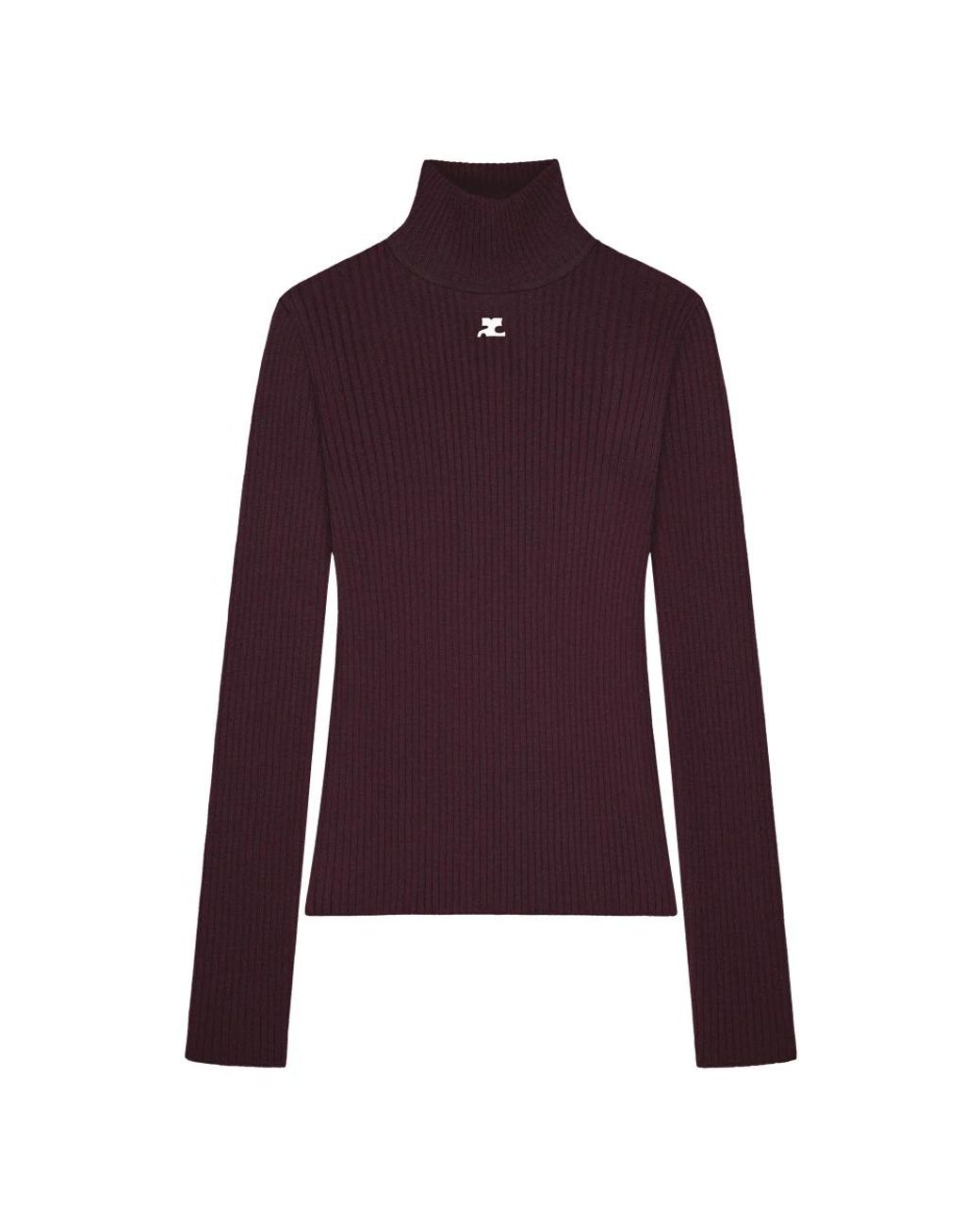 Turtlenecks Courreges de color Purple