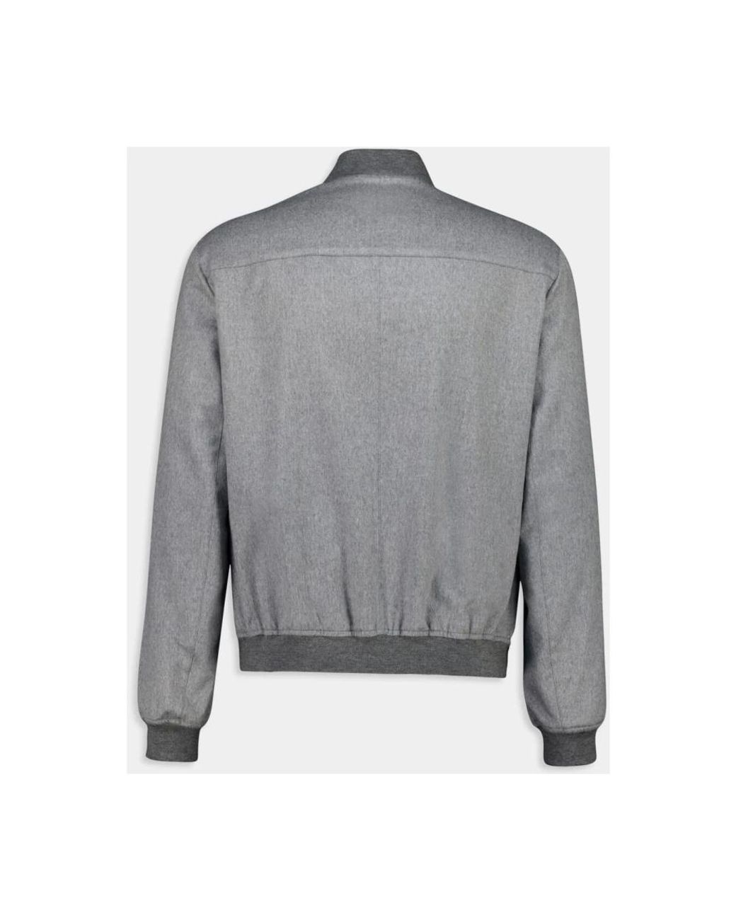 Brunello Cucinelli Gray Cashmere Knitwear for men