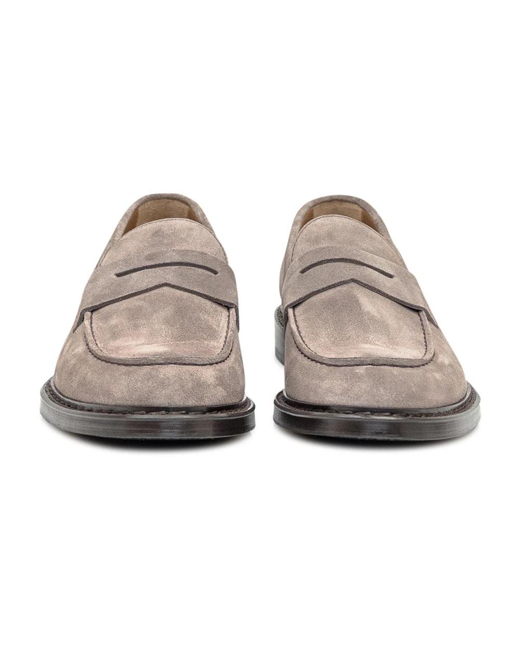 Doucal's Gray Loafers for men