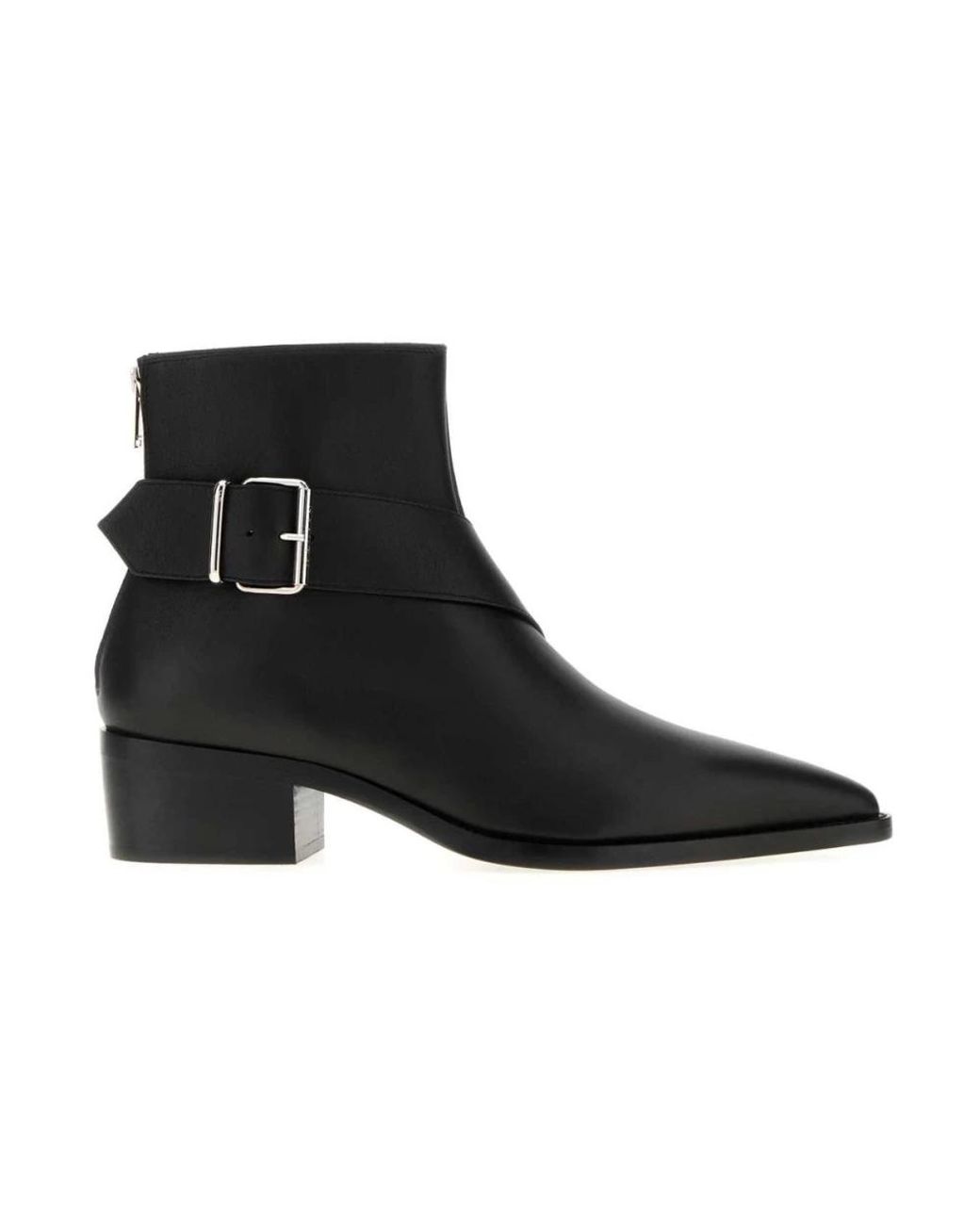 McQueen Black Heeled Boots