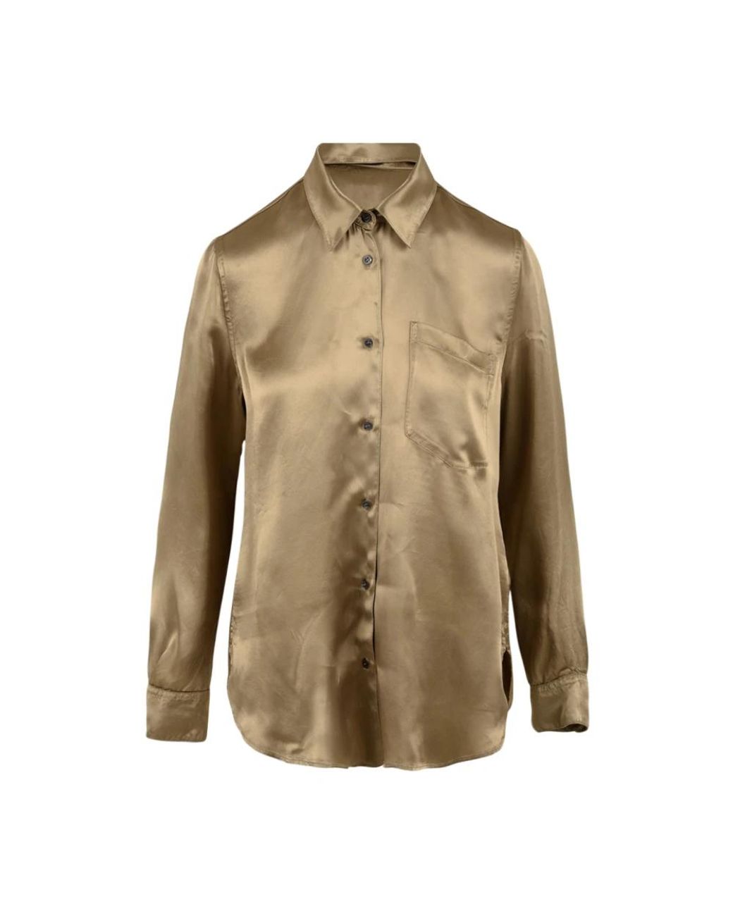 Aspesi Overhemden ,Bruin ,Kameel Shirts Voor in het Green