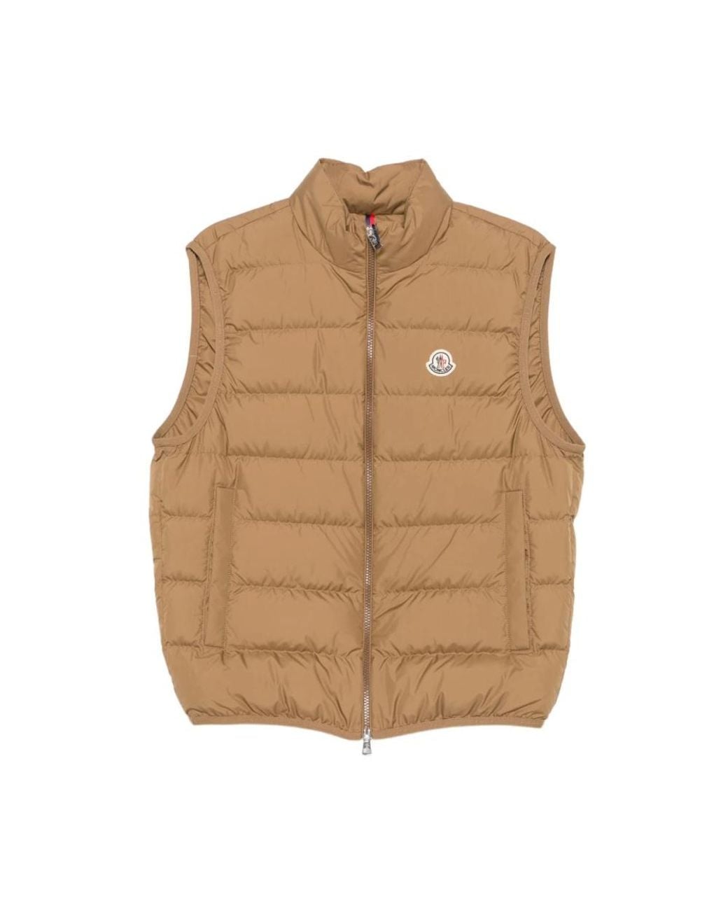 Moncler Jassen ,Polyester Contrin Down Vest in het Brown voor heren