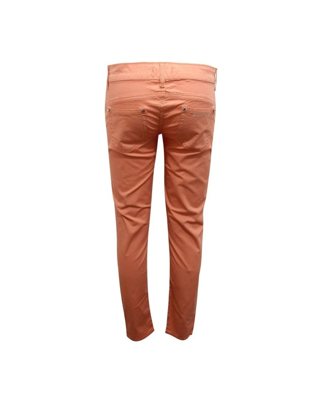 Blugirl Blumarine Orange Slim-Fit Trousers