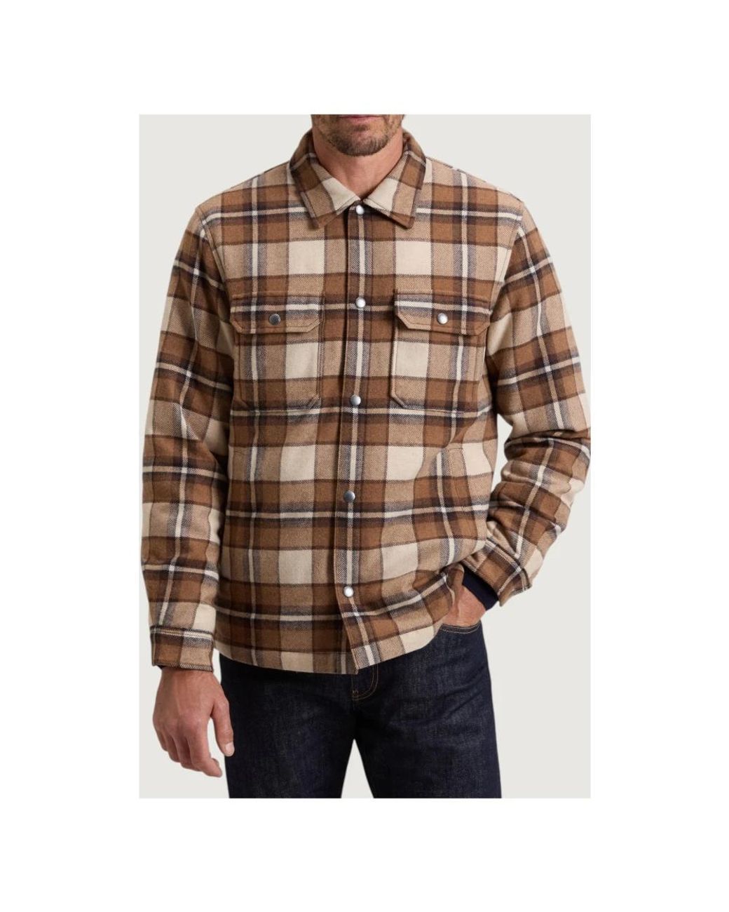 Light Jackets Woolrich de hombre de color Brown