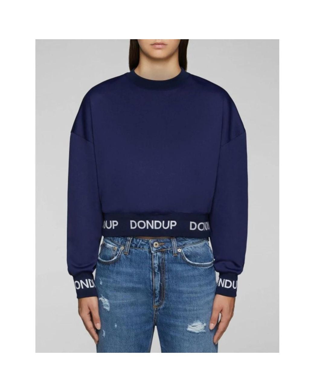 Dondup Blue Sweatshirts