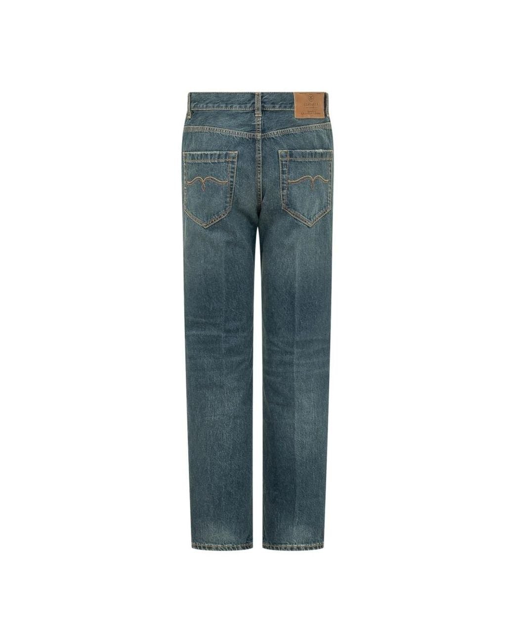 Seafarer Blue Straight Fit Jeans