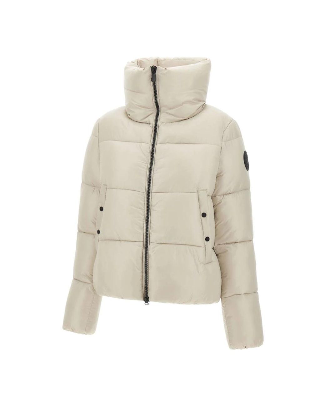 Save The Duck Jassen ,Wit ,Polyester Isla Jacket in het Natural