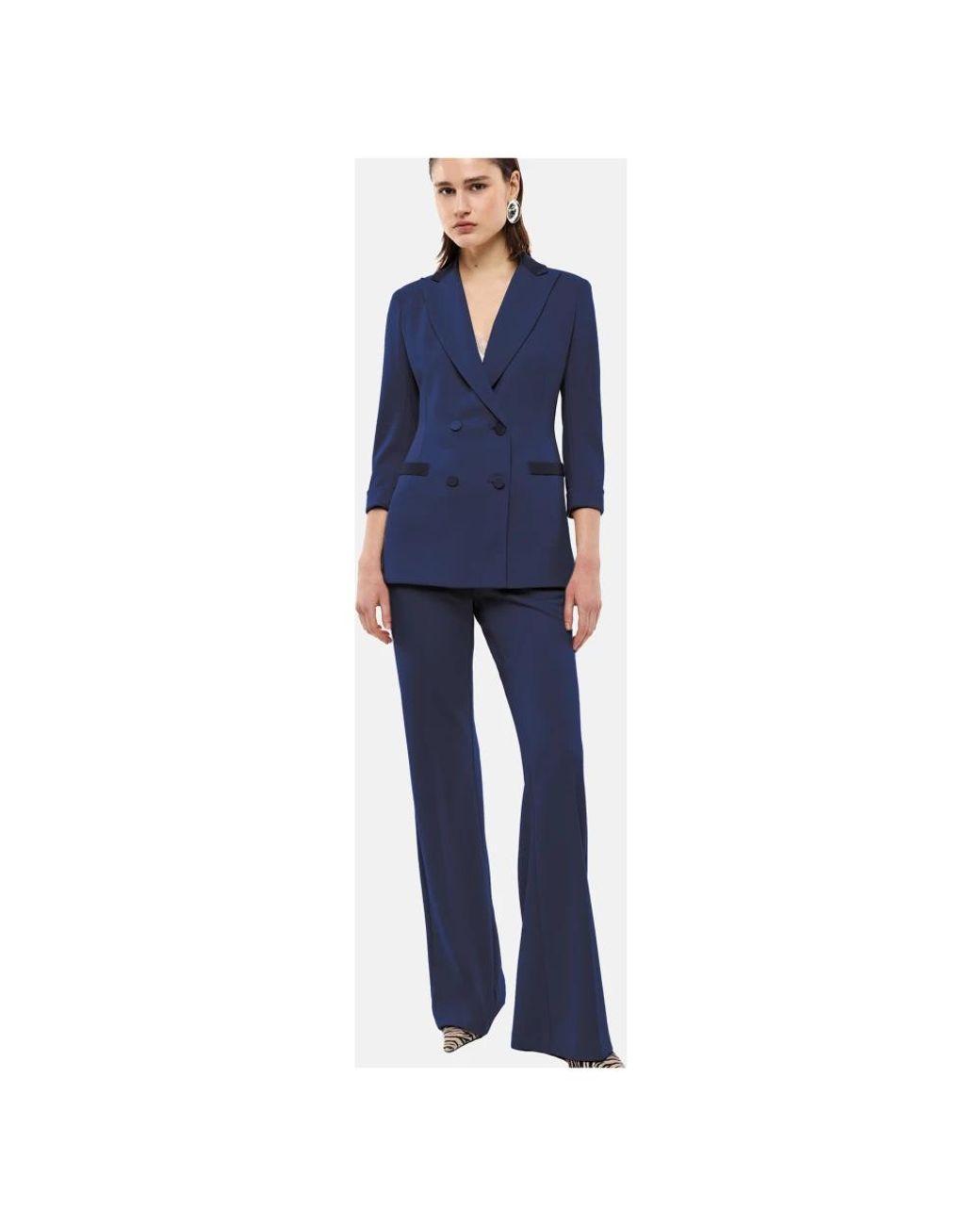 Imperial Blue Wide Trousers