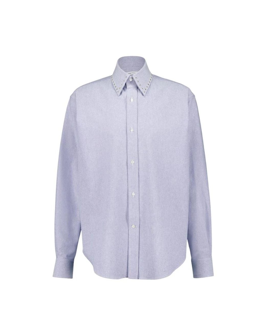 McQueen Blue Casual Shirts for men