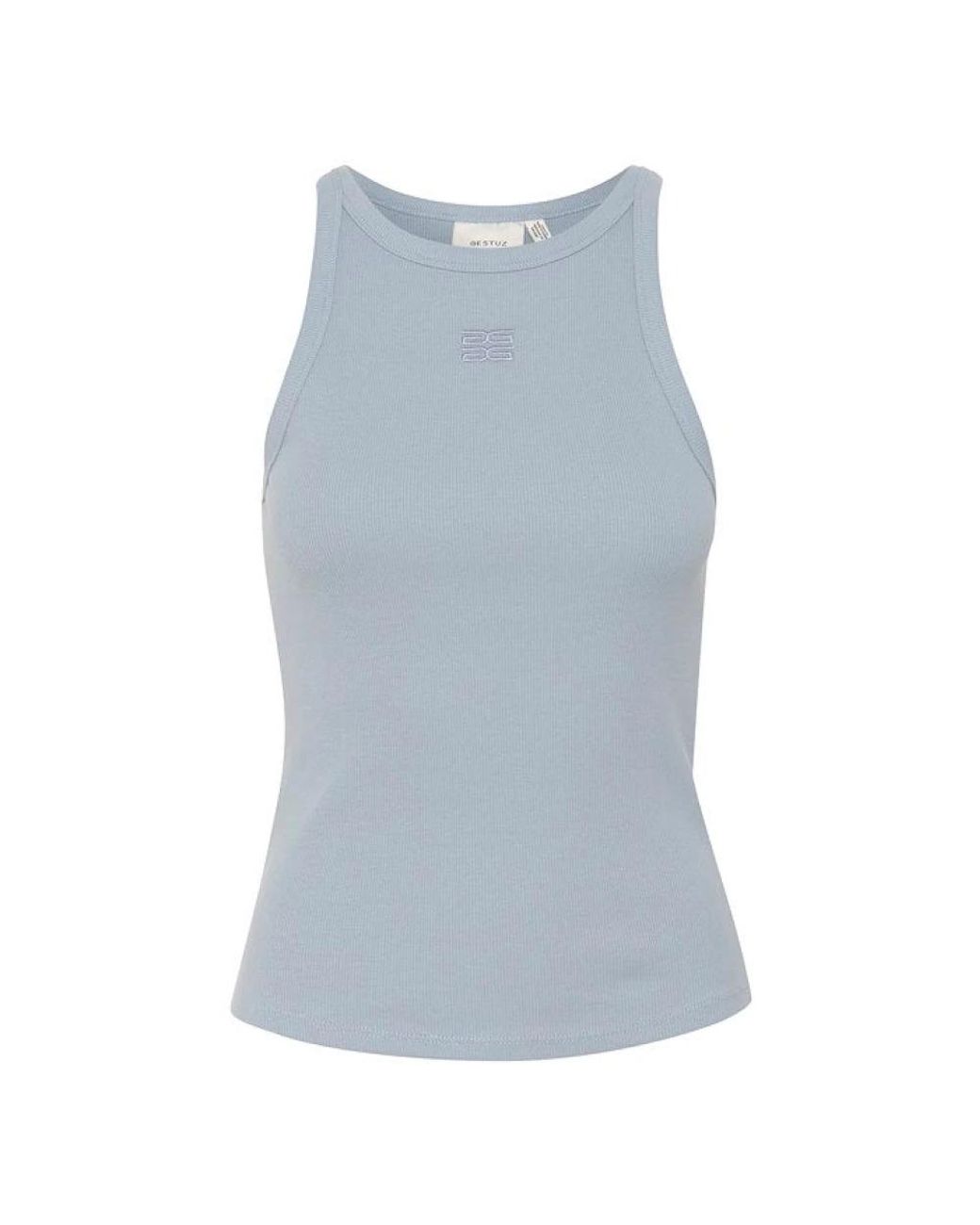 Gestuz Tops ,Blauw ,Katoen Logo Tank 2.0 in het Blue
