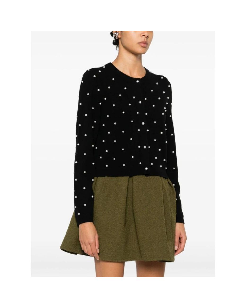 Alice + Olivia Black Cashmere Knitwear
