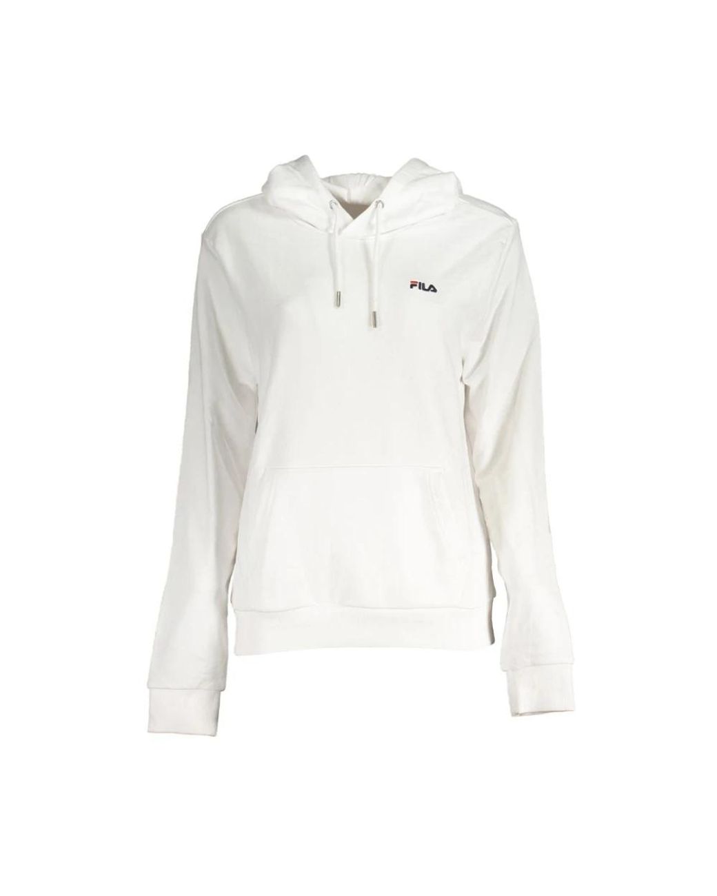 Sudadera blanca con capucha y bordado de logo de Fila de color Blanco Lyst