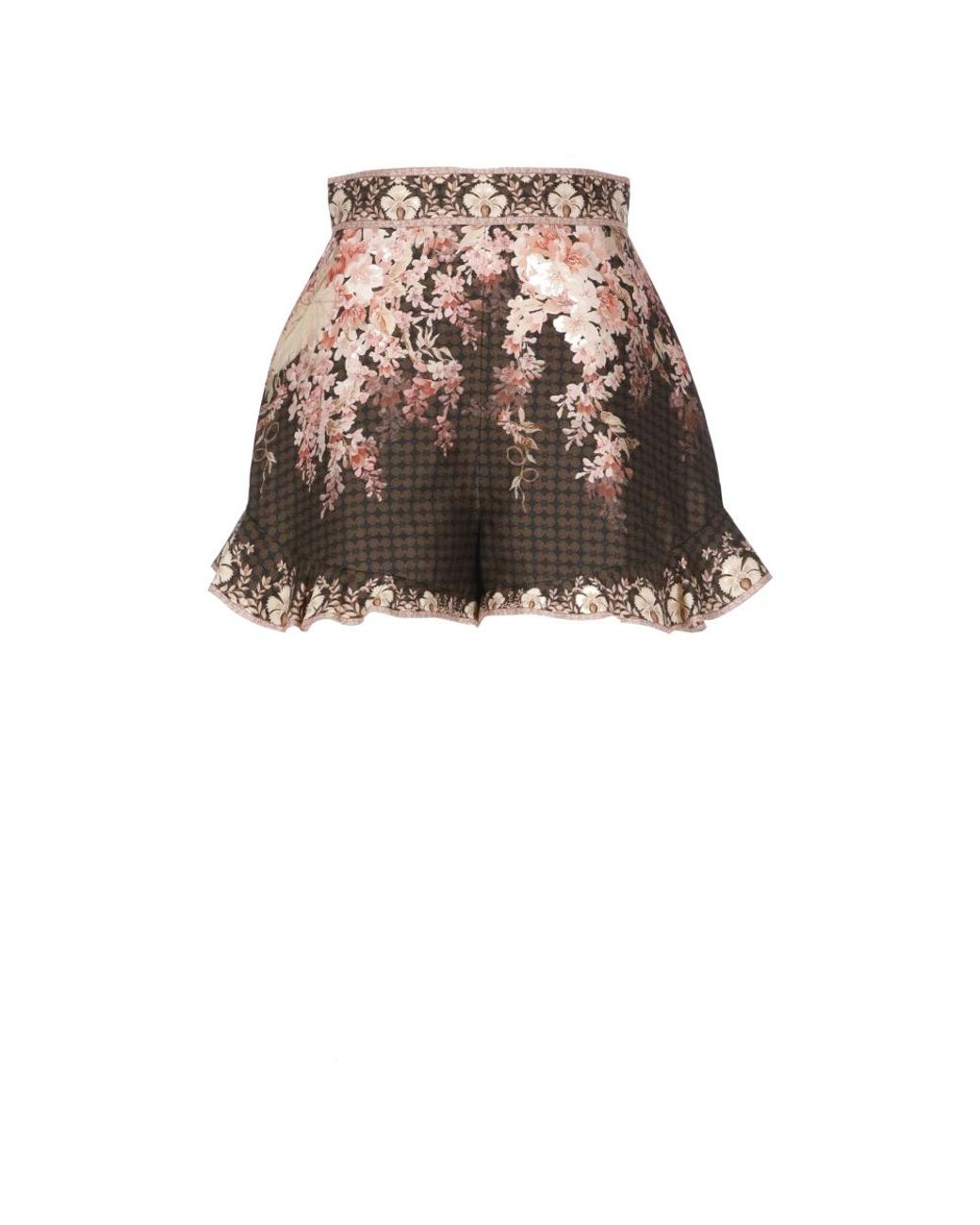 Zimmermann Brown Short Shorts