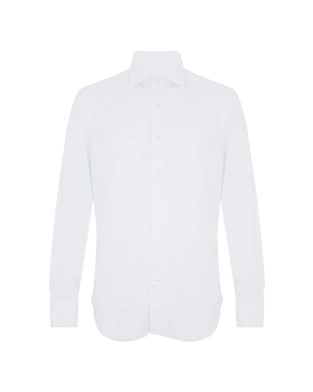 Barba Napoli White Casual Shirts for men
