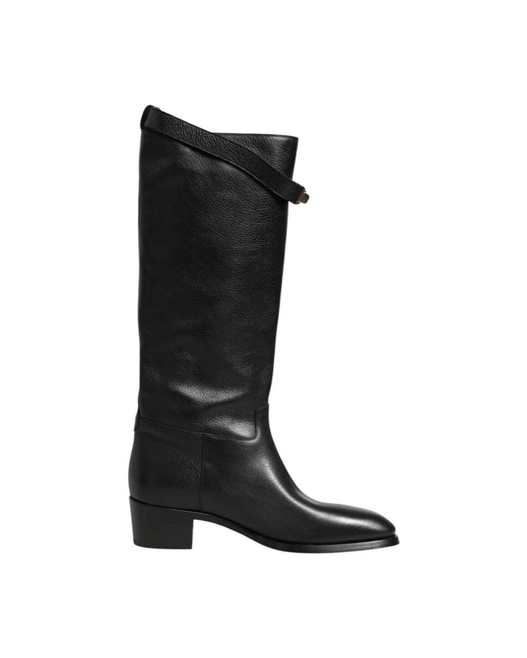 Dolce & Gabbana Black Heeled Boots for men