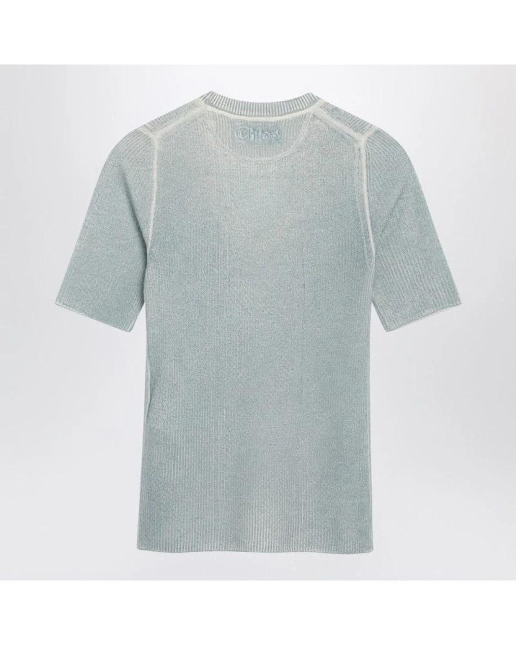 Chloé Blue Round-Neck Knitwear