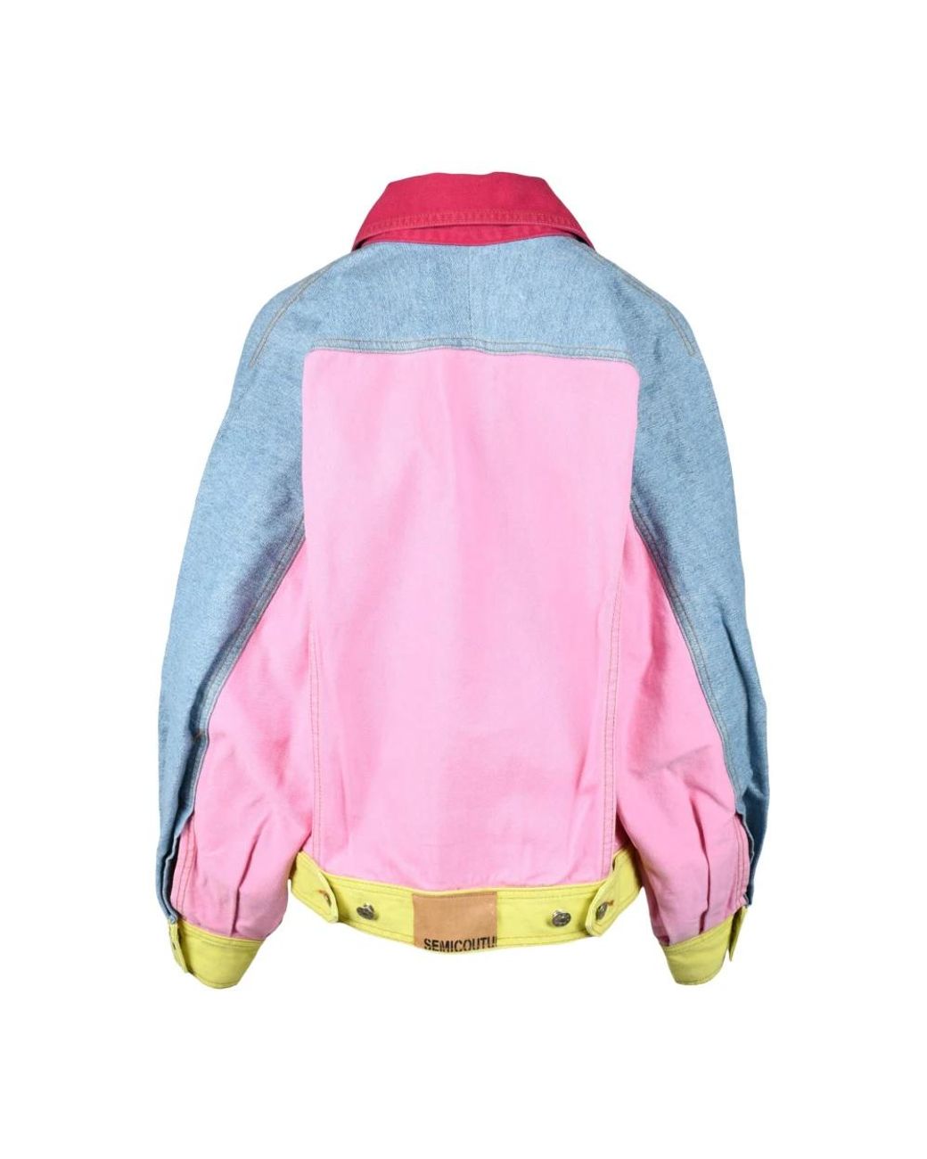 Semicouture Pink Denim Jackets