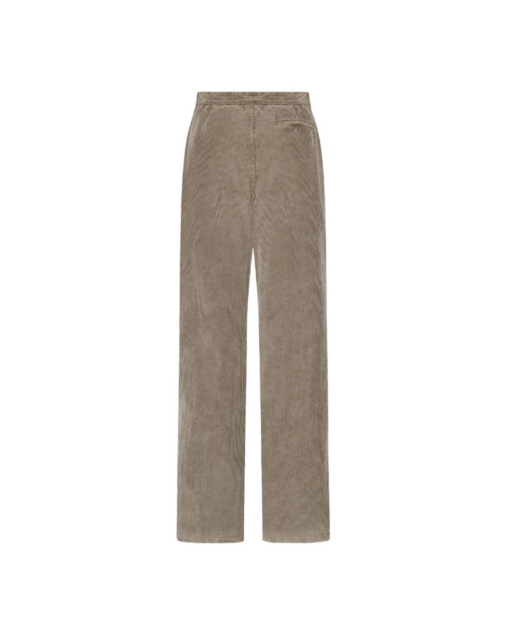 The Row Gray Straight Trousers
