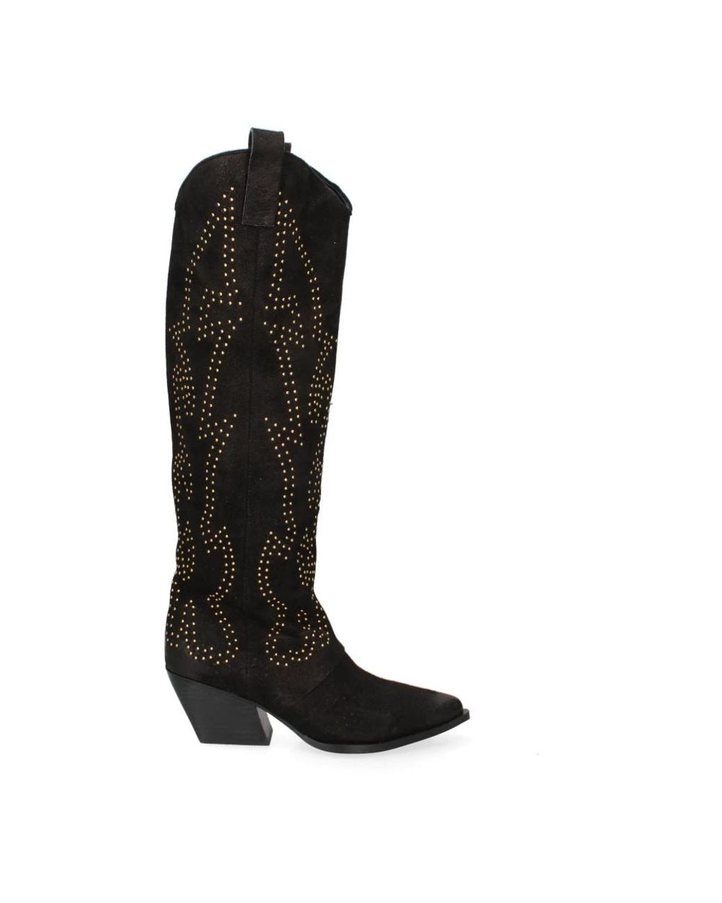 Marc Ellis Black Cowboy & Biker Boots