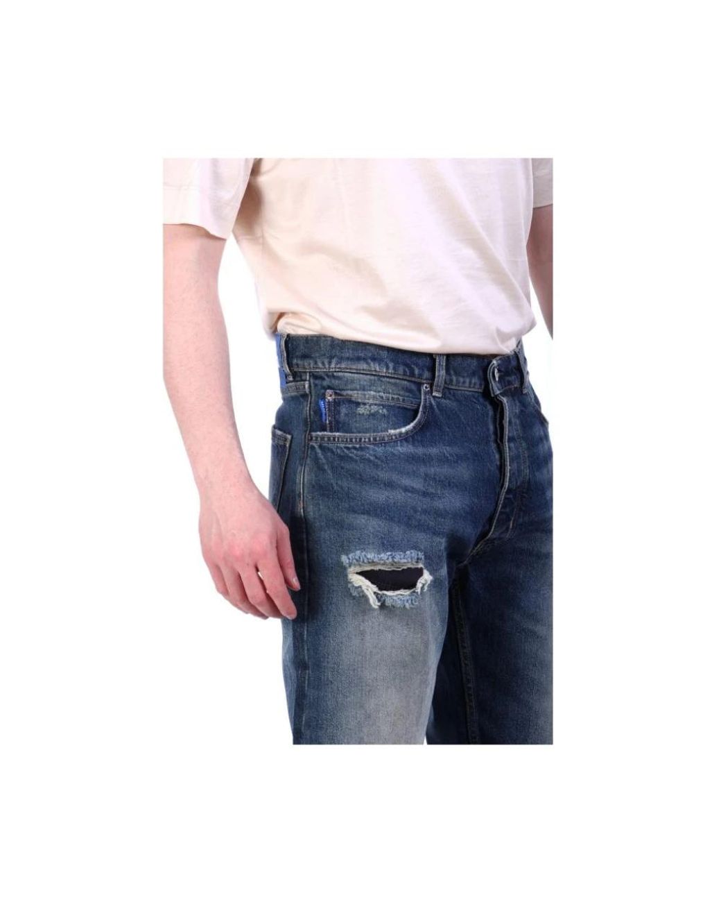 HUGO Blue Straight Fit Jeans for men