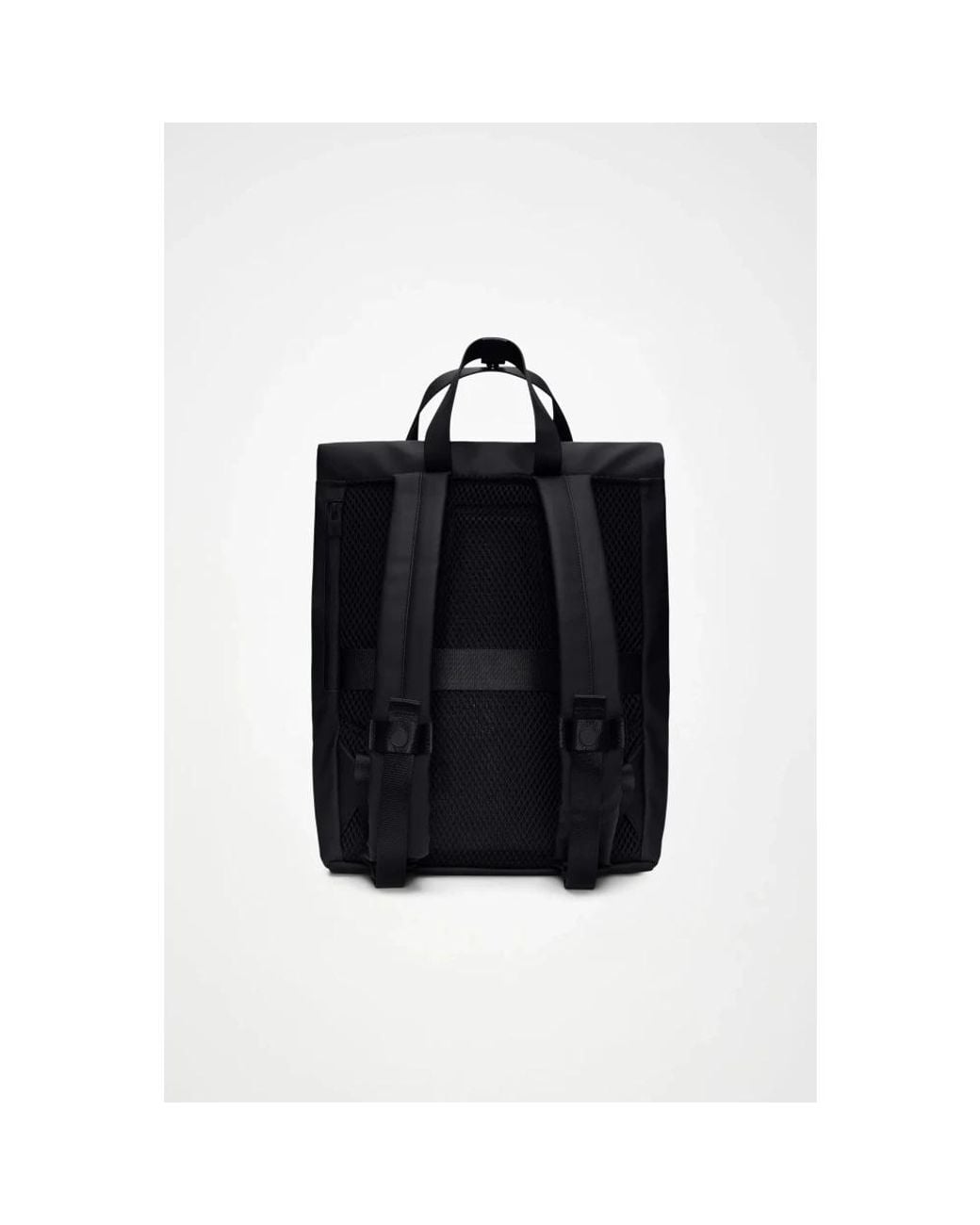 Rains Black Backpacks
