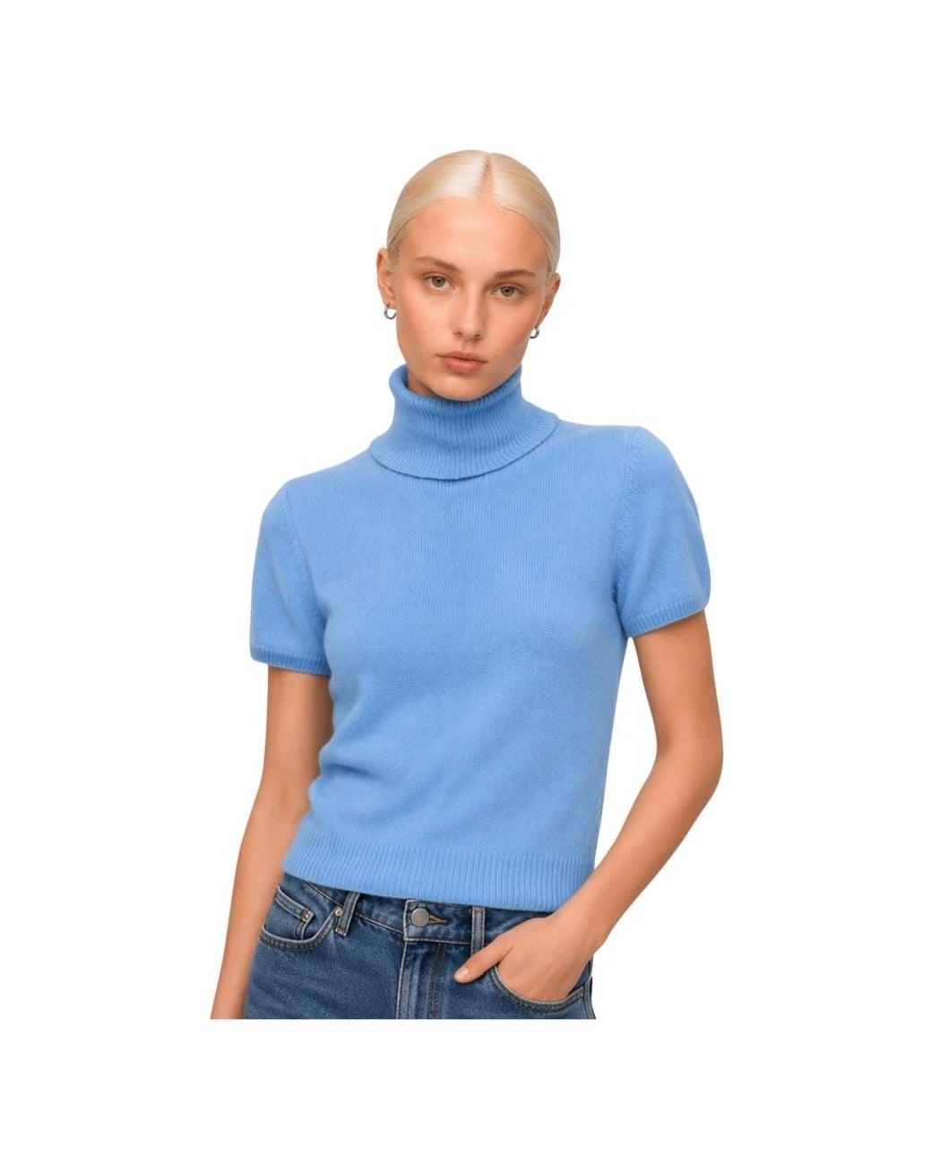 Kocca Blue Turtlenecks
