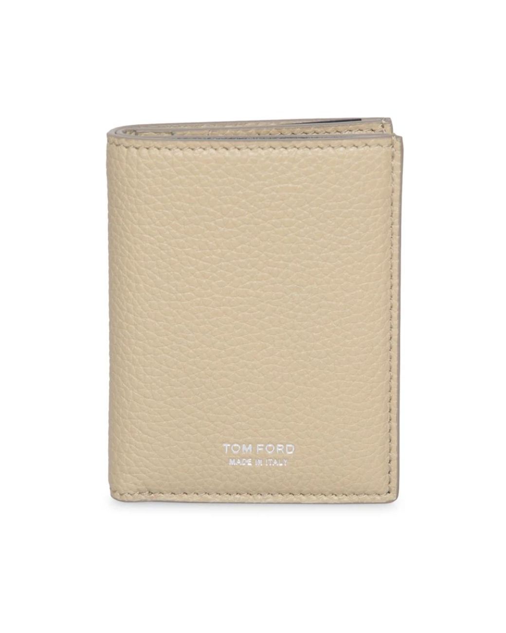 Tom Ford Kartenhalter aus kornleder in Natural für Herren