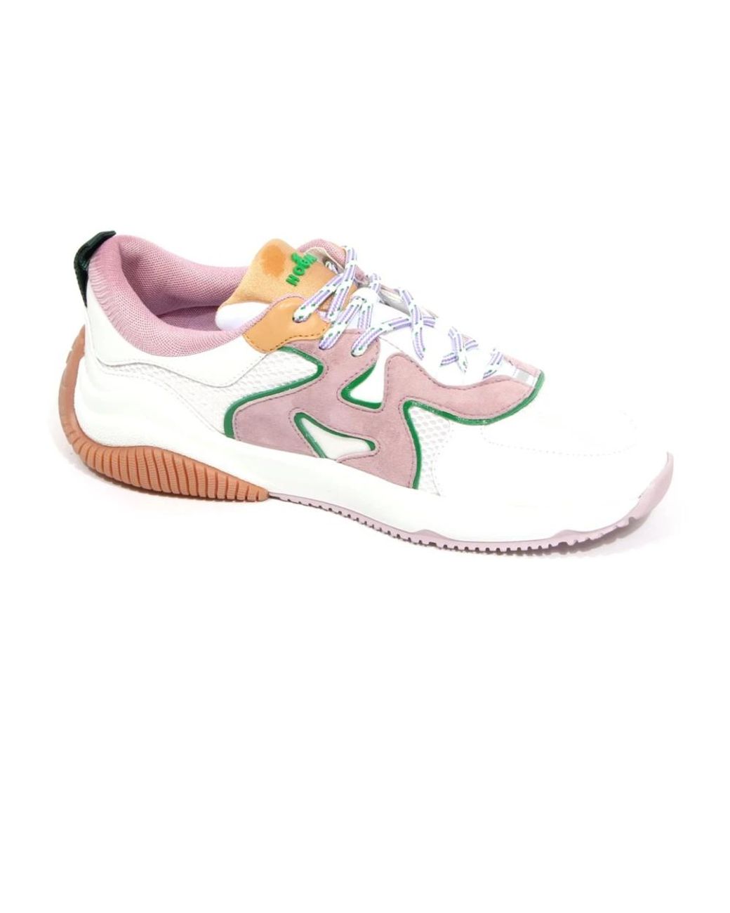 Hogan White E Ledersneaker für Frauen
