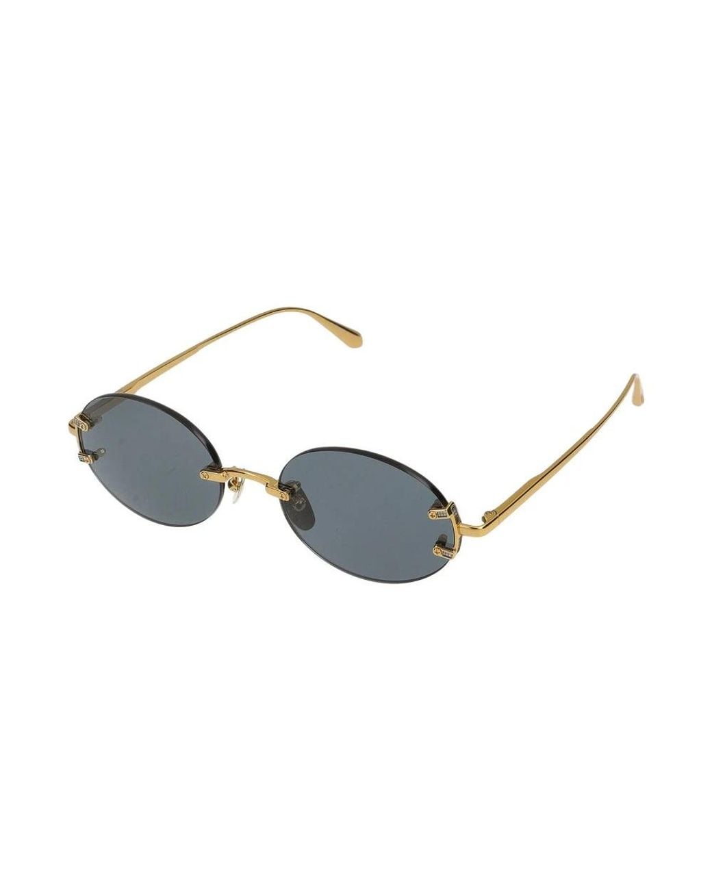 Linda Farrow Blue Sunglasses