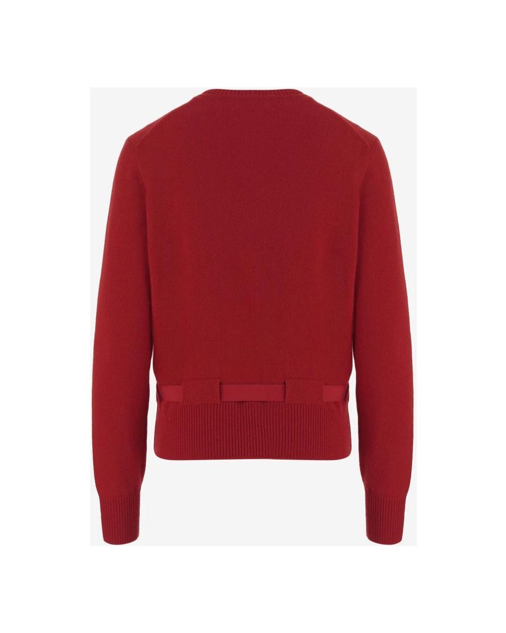 Ferragamo Red Cashmere Knitwear