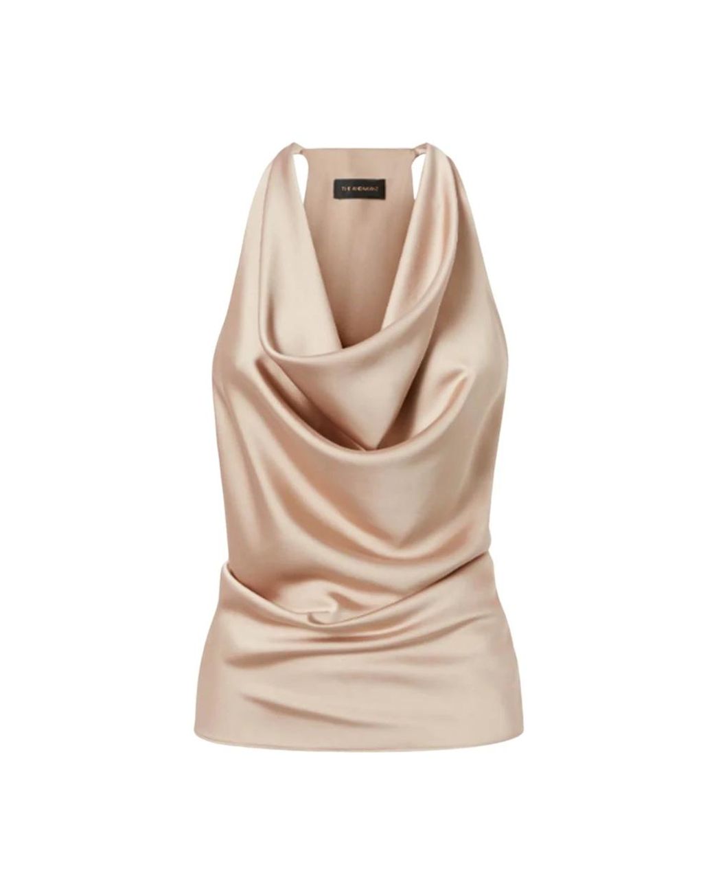 ANDAMANE Natural Sleeveless Tops