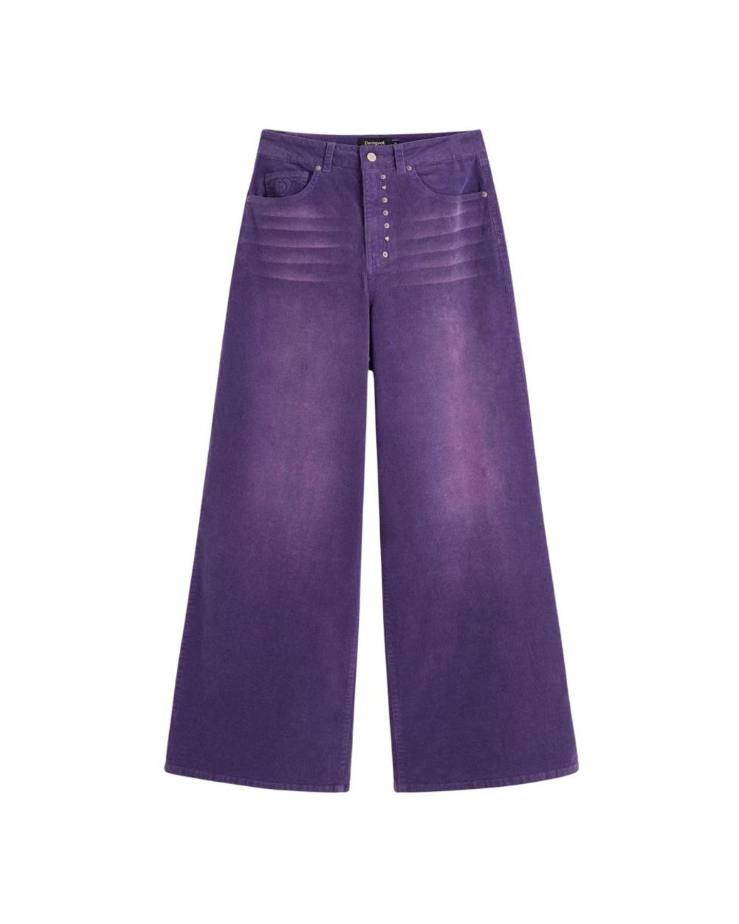 Desigual Purple Wide Trousers