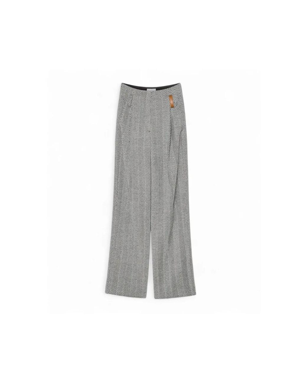 Forte_forte Gray Wide Trousers