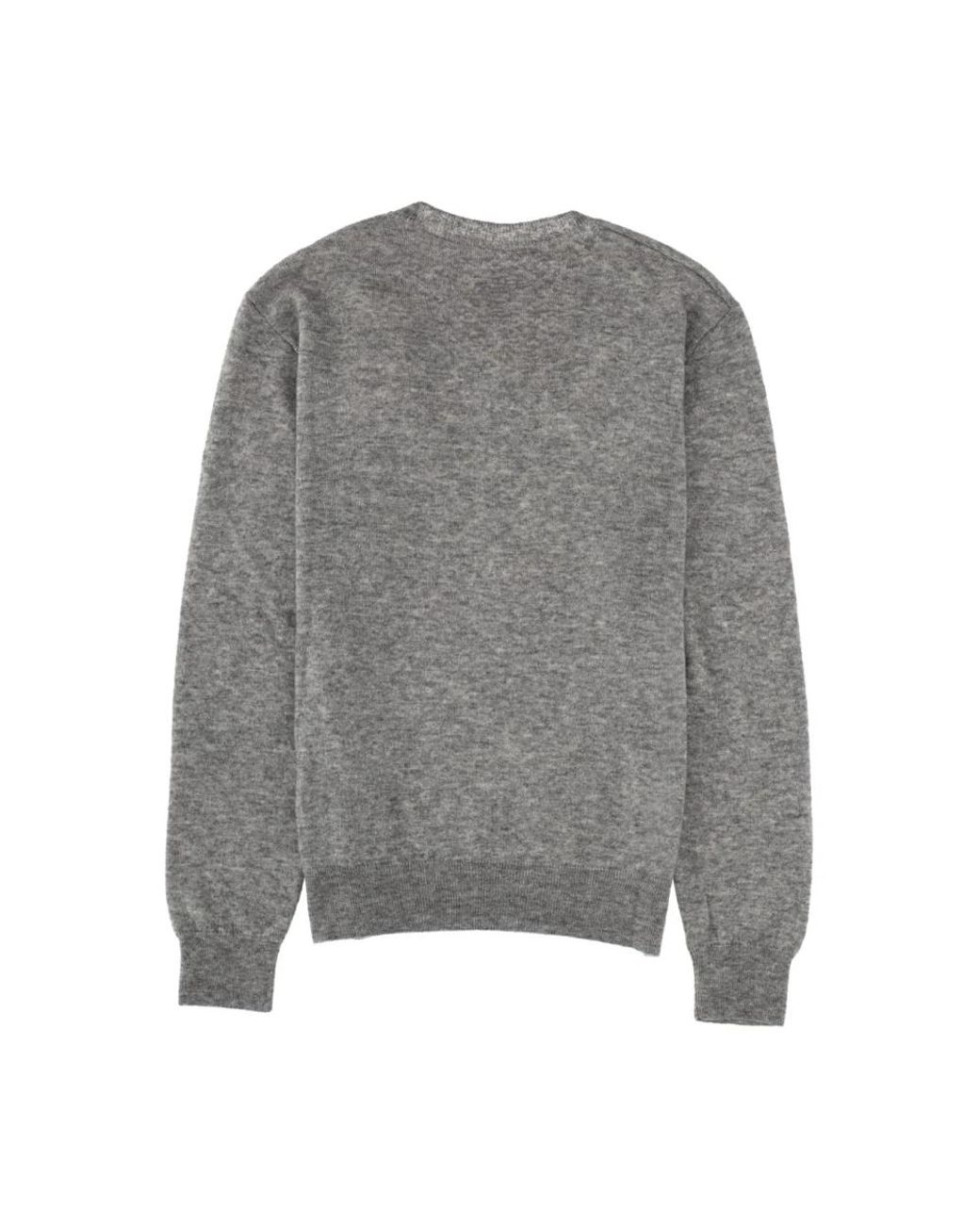 Saint Laurent Gray Cashmere Knitwear for men