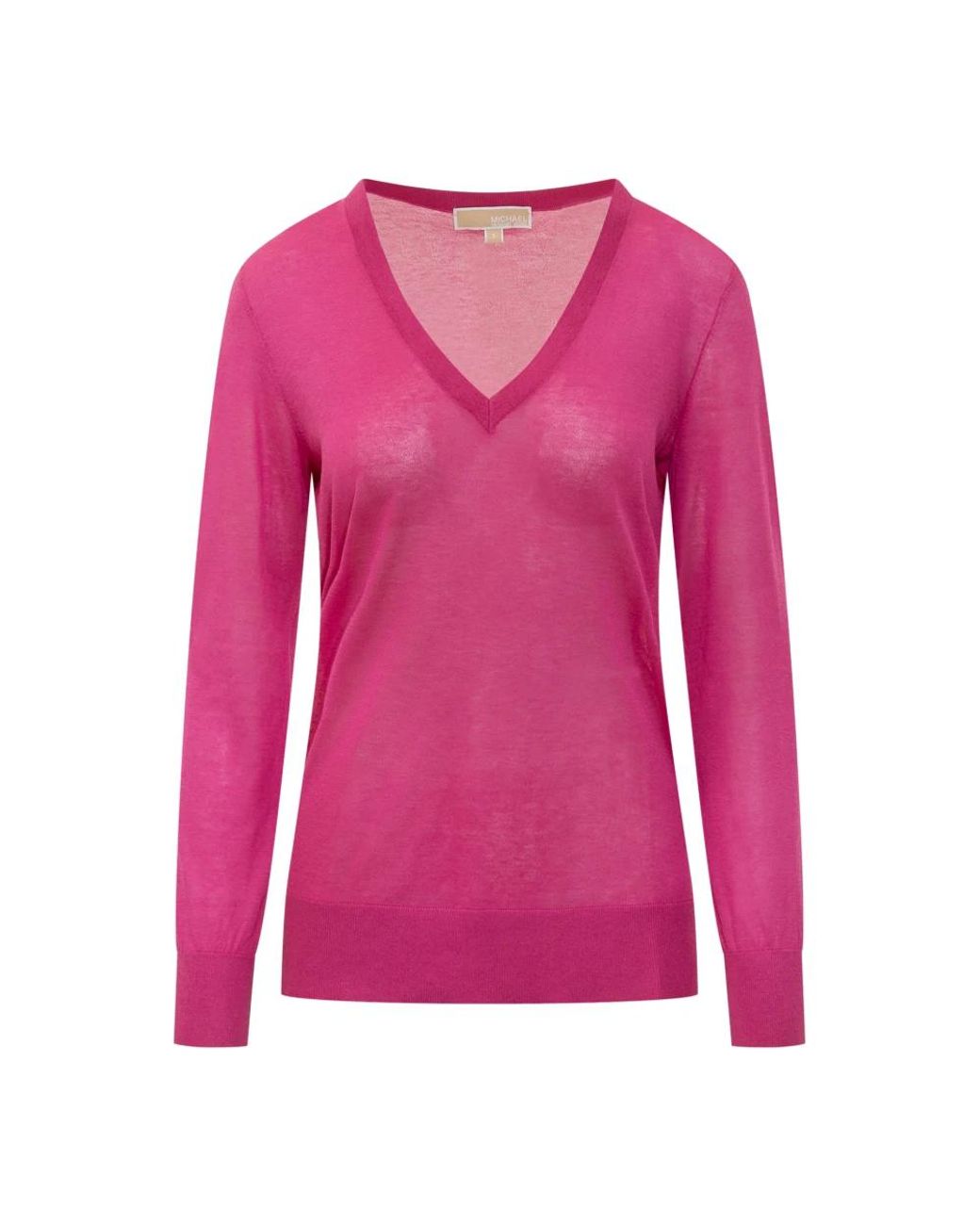 Michael Kors Pink V-Neck Knitwear