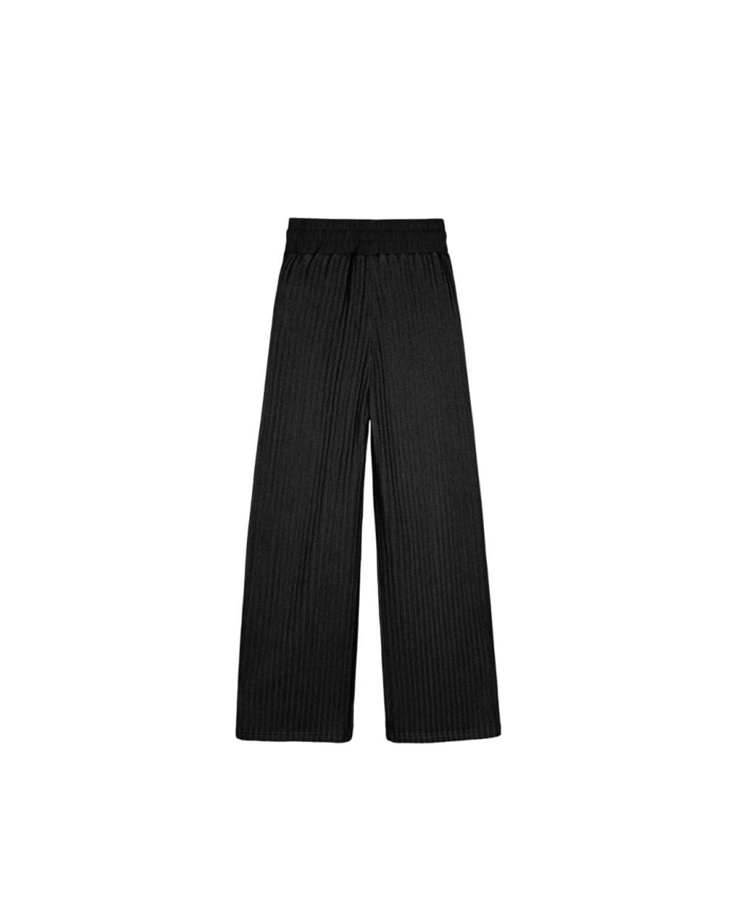 Colmar Black Wide Trousers