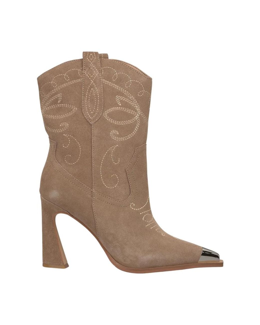 Alma En Pena. Brown Cowboy & Biker Boots