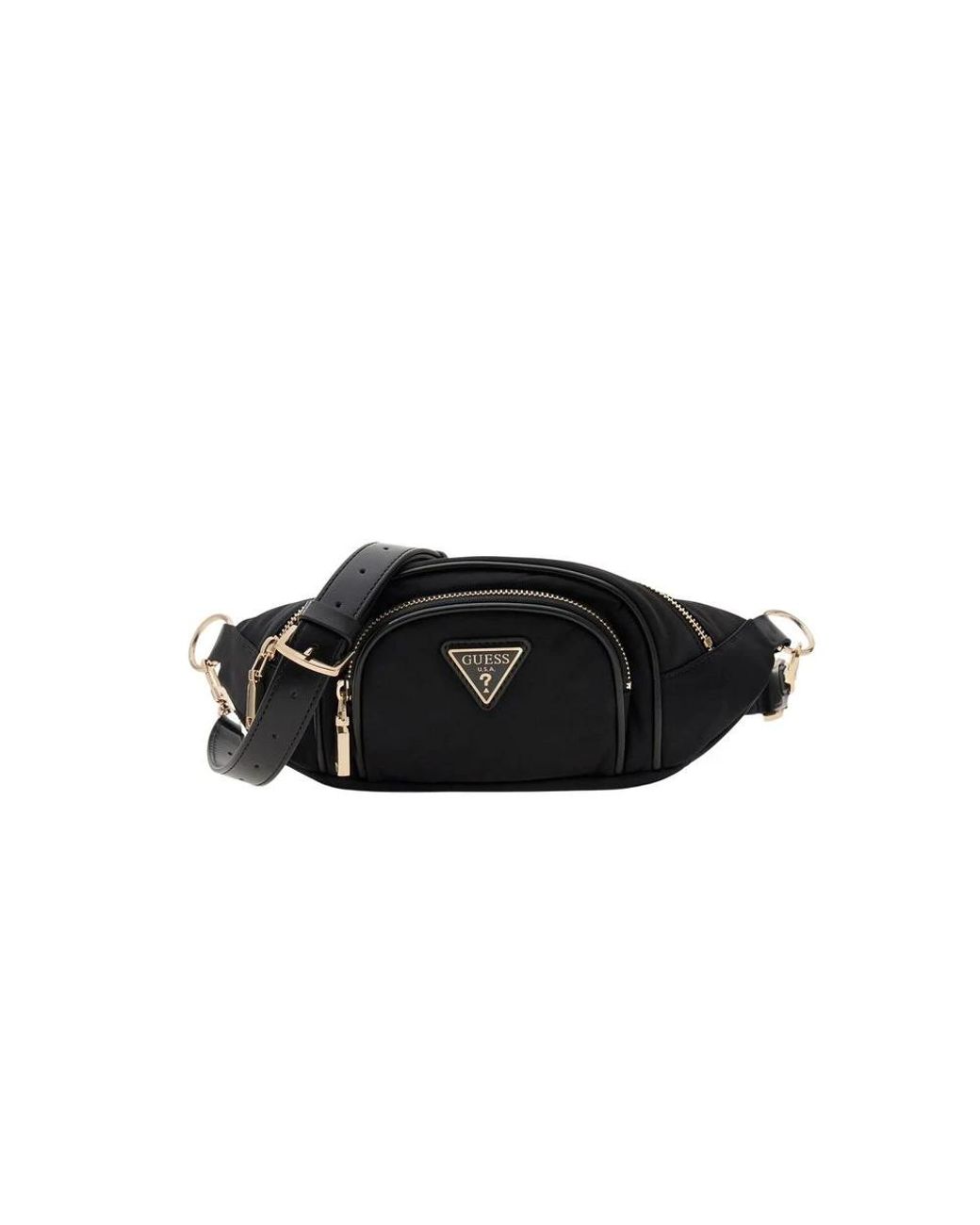Guess Black Belt Bags