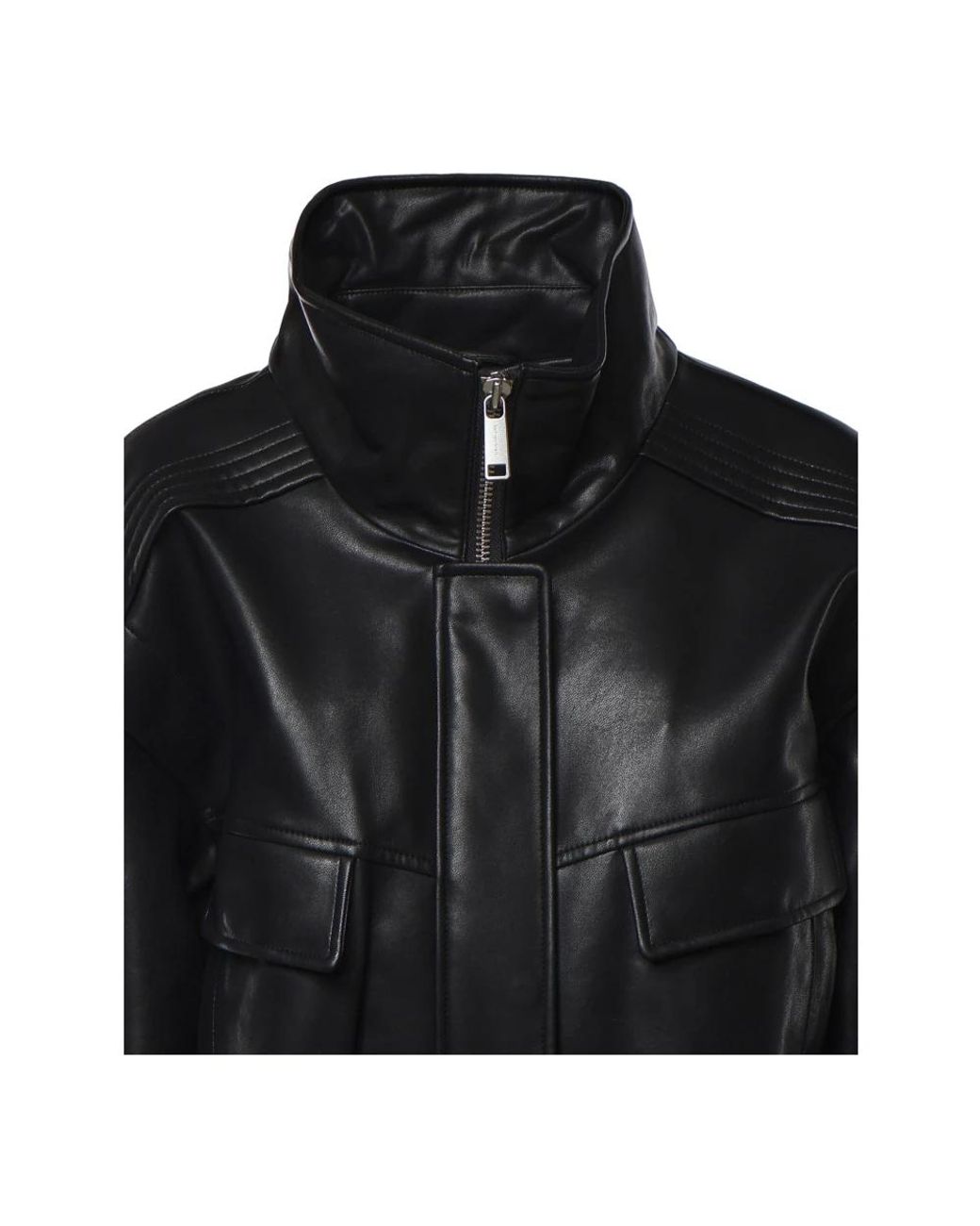 Self-Portrait Black Lightweight Quilted Jacket