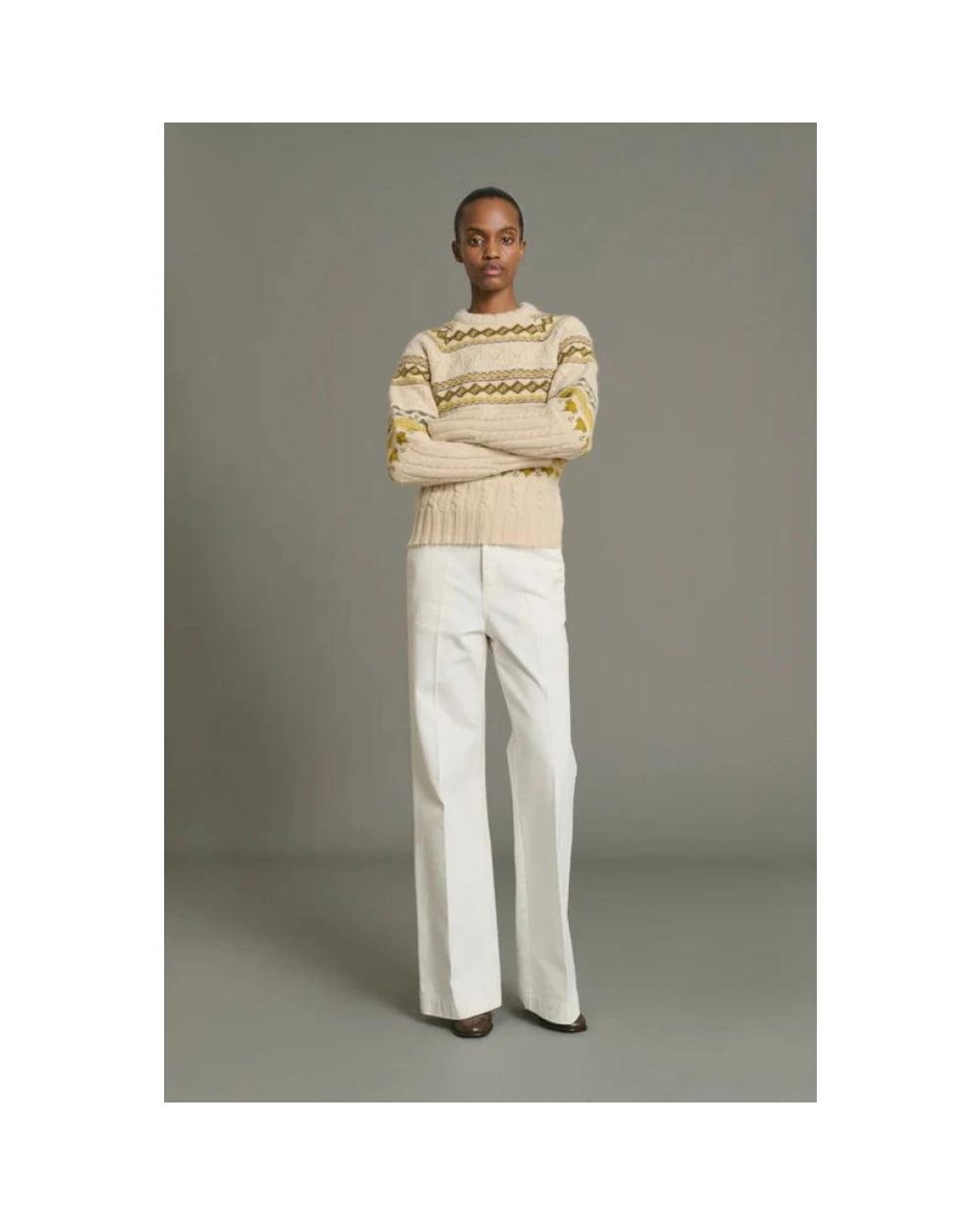 Soeur White Wide Jeans
