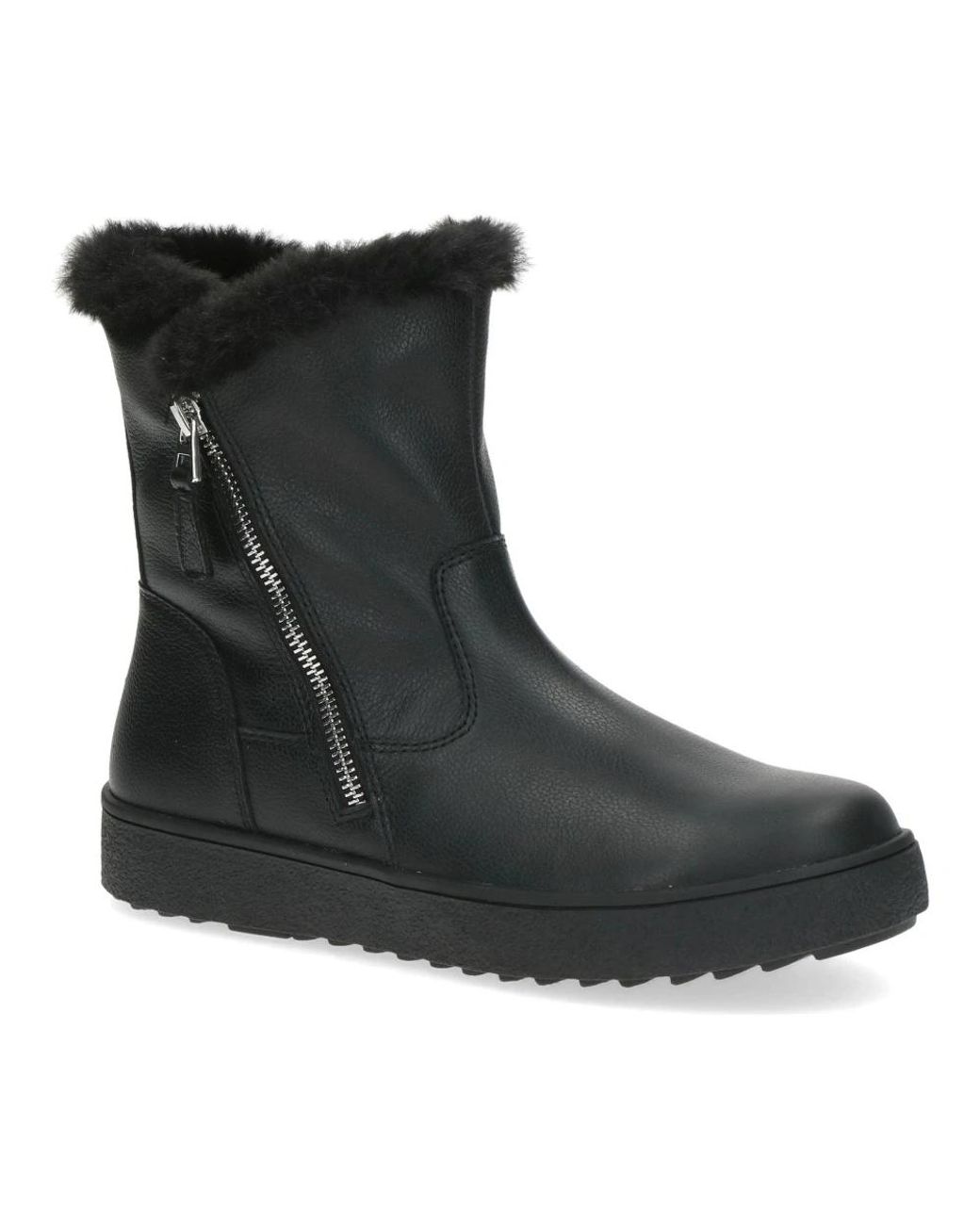 Caprice Black Winter Boots
