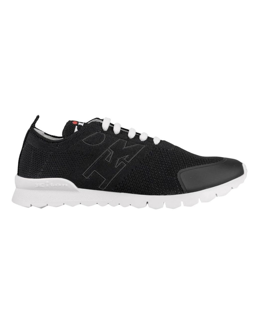 Kiton Black Sneakers for men