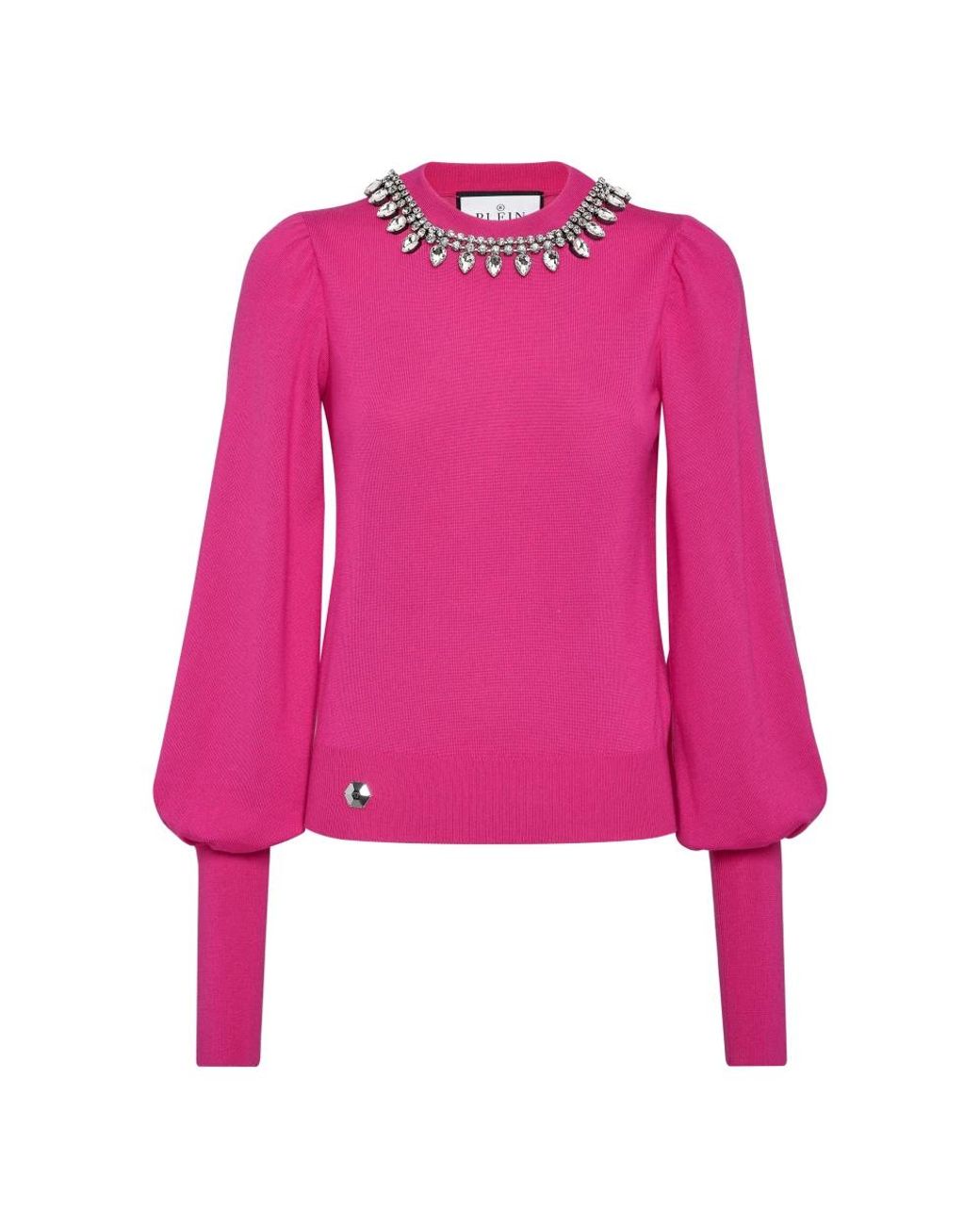 Philipp Plein Gebreide Pullover in het Pink