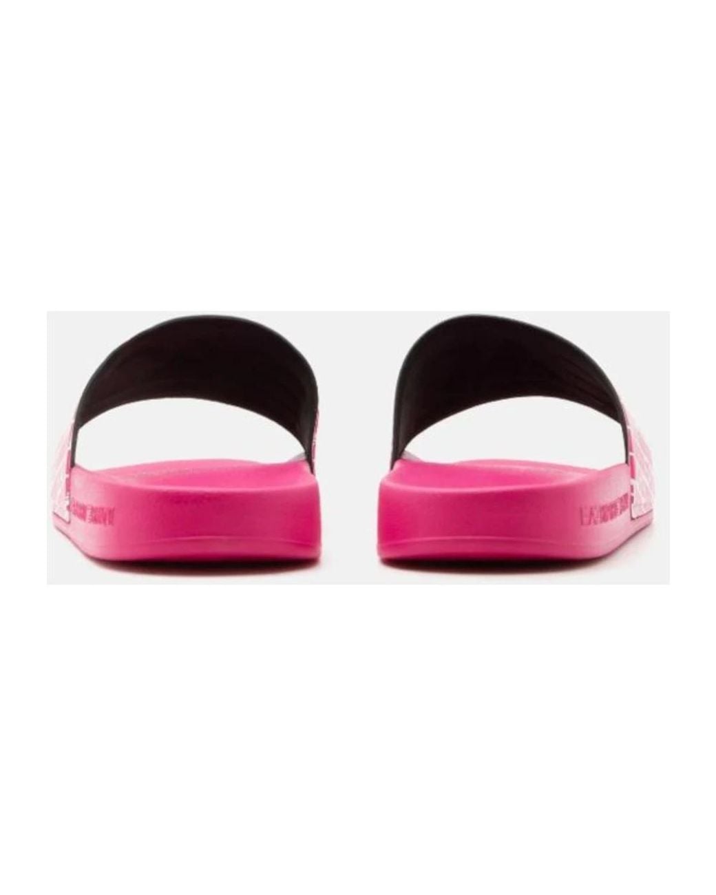 EA7 Pink Sliders for men