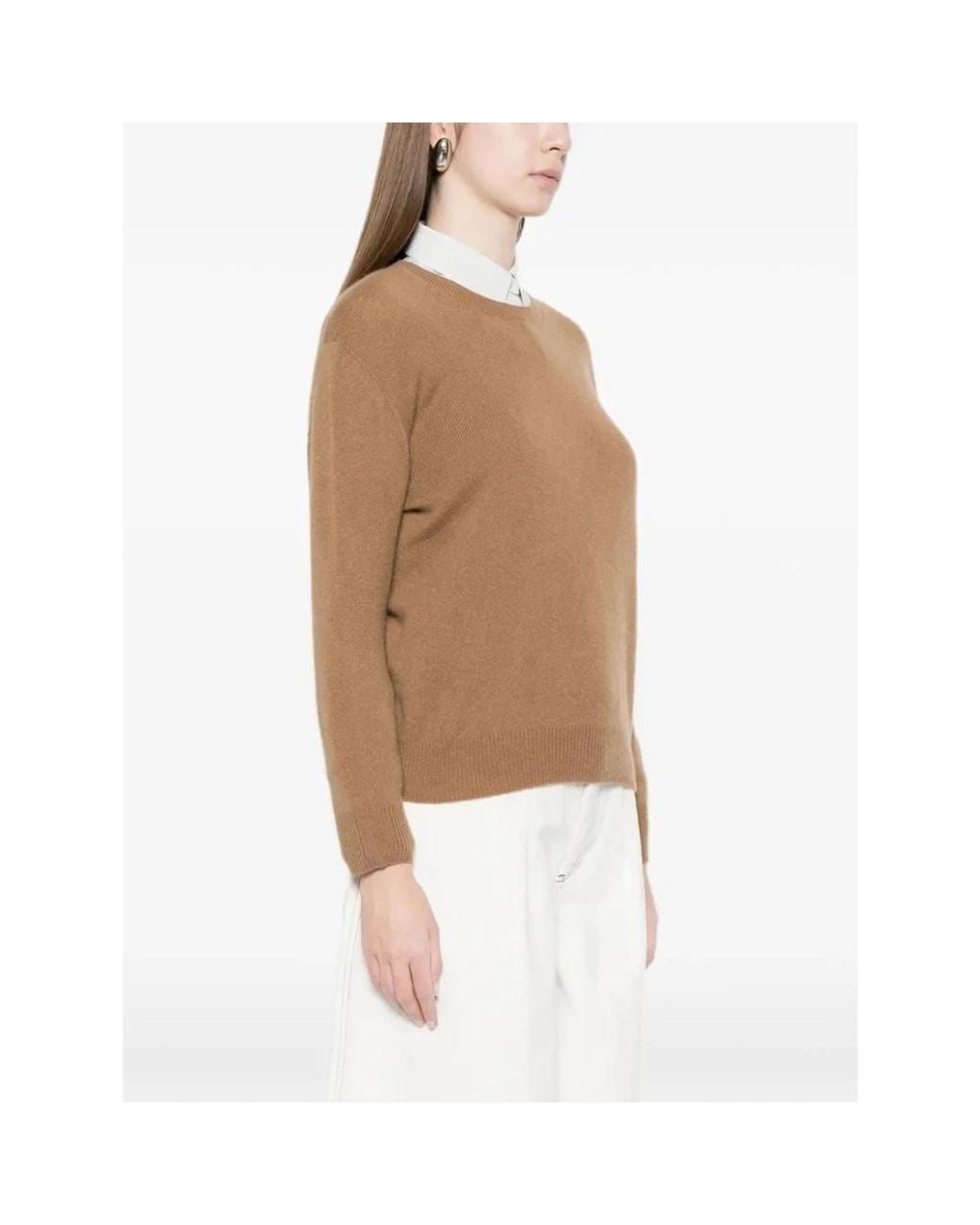 The Row Brown Cashmere Knitwear